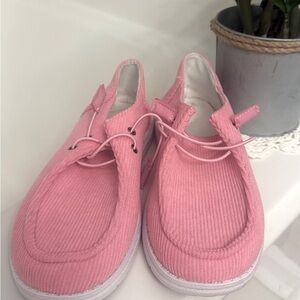 Pink Casual Slip-On Shoes